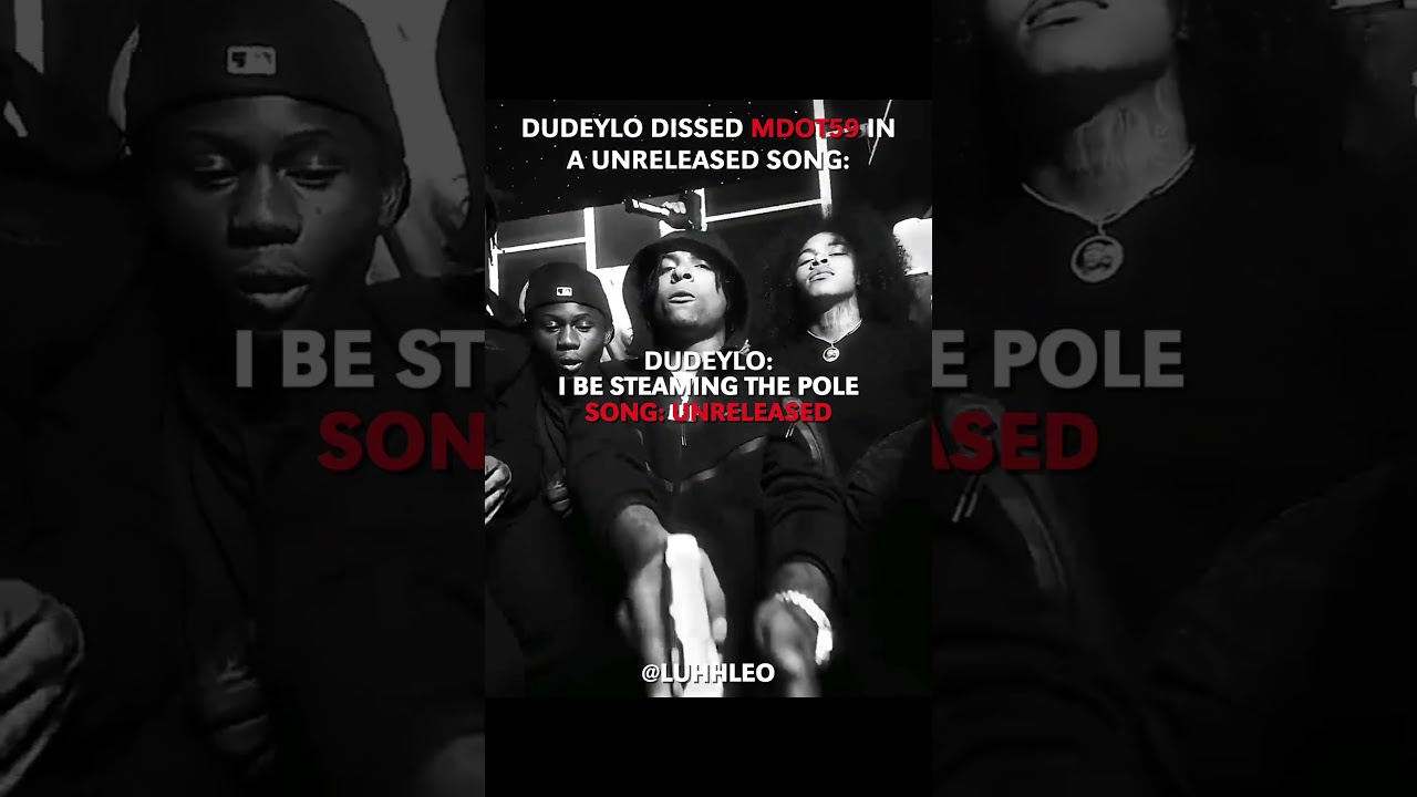 Dudeylo dissed Mdot59 in a unreleased song😭🔥