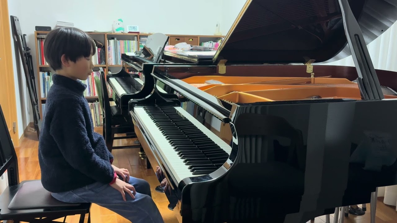2025年度発表会まであと4日！の1発目  インベンション8番BWV 779、仔犬のワルツop64 1