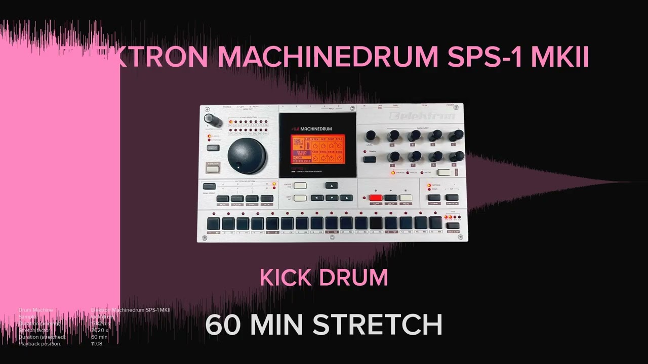 Elektron Machinedrum SPS-1 MKII Kick Drum 3 (1 HOUR)