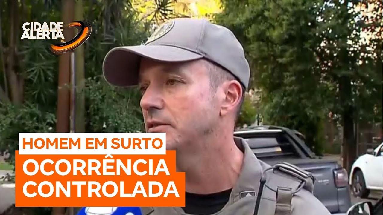 Brigada Militar encerra cerco a homem em surto em Porto Alegre (RS)