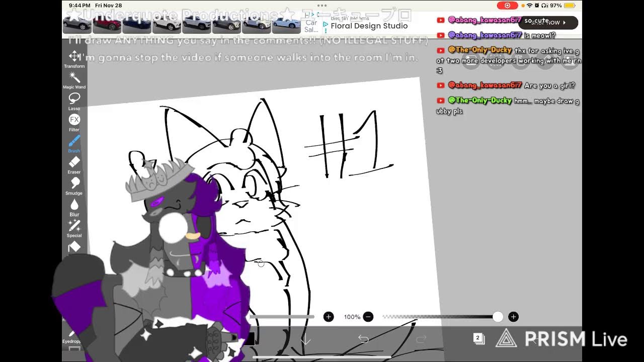 DRAWING ANYTHING!!! (Join I BEG) RETRY!! PLEASE COMMENT!!