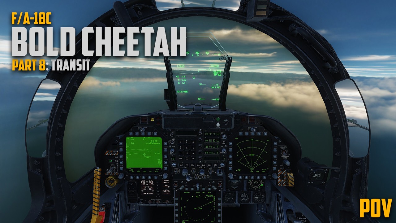 F/A-18C | Trasnit: Striking Iranian Frigates | DCS World