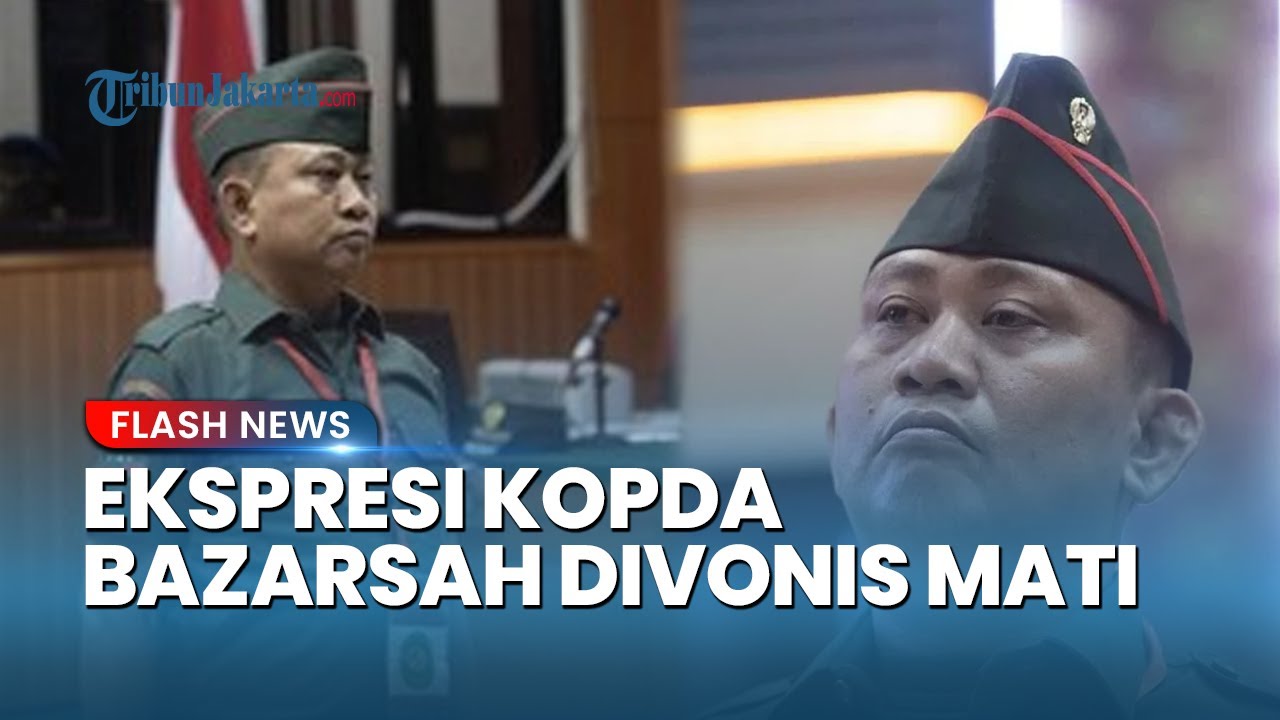 EKSPRESI Kopda Bazarsah Divonis Mati oleh Hakim, Keluarga Korban Menangis Histeris