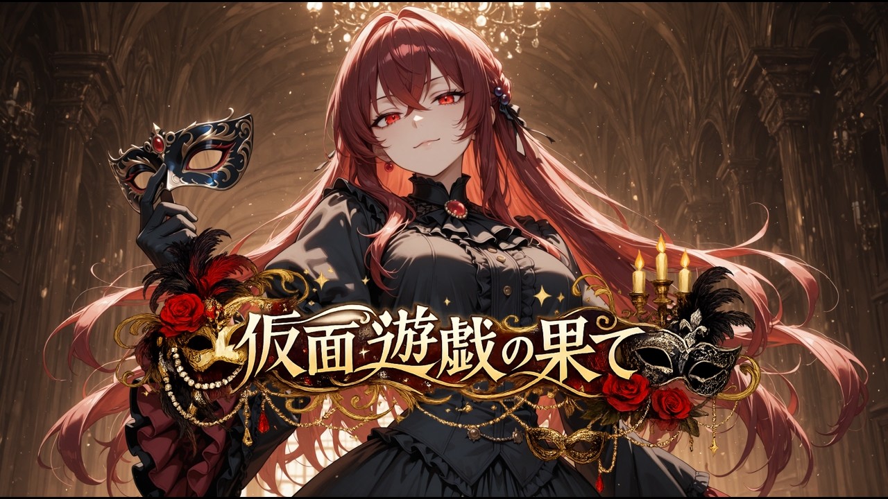 【オリジナル曲】仮面遊戯の果て ~Scarlet Masquerade~ / 夢月メア｜AI Singer