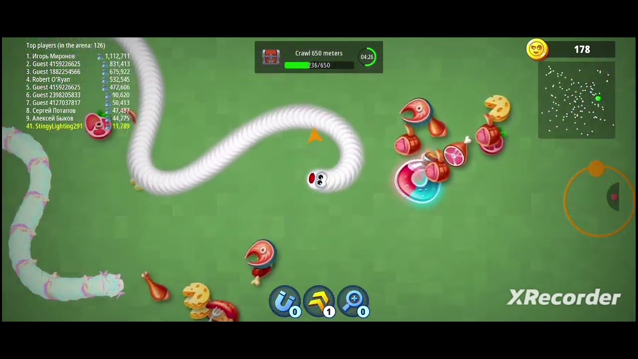 Worms zone. 
