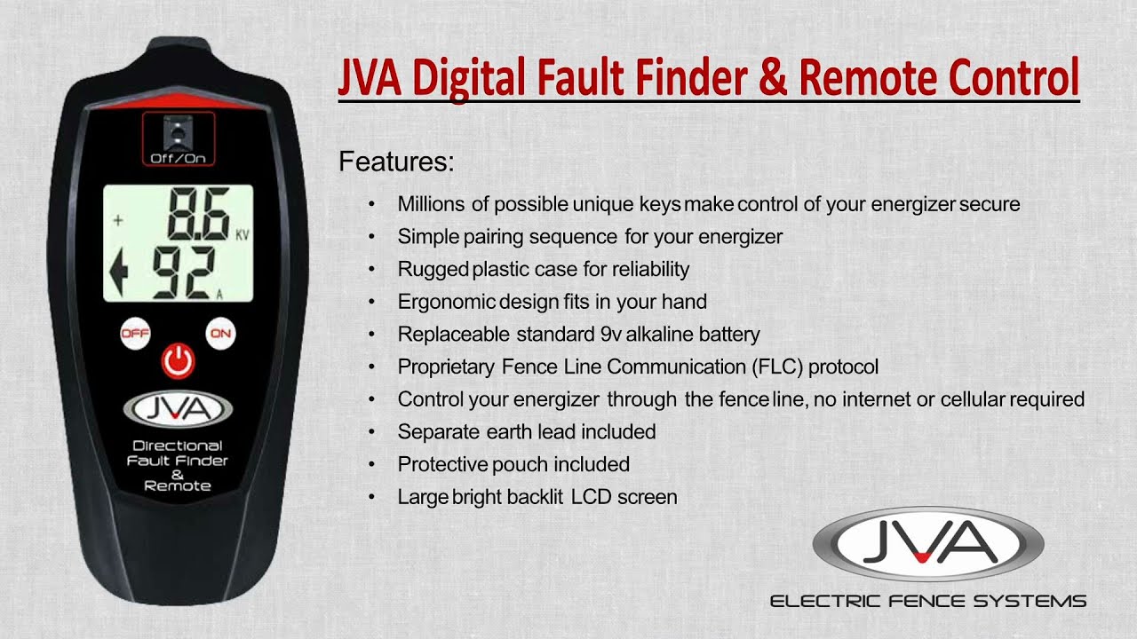 JVA Digital Fault Finder & Remote Control