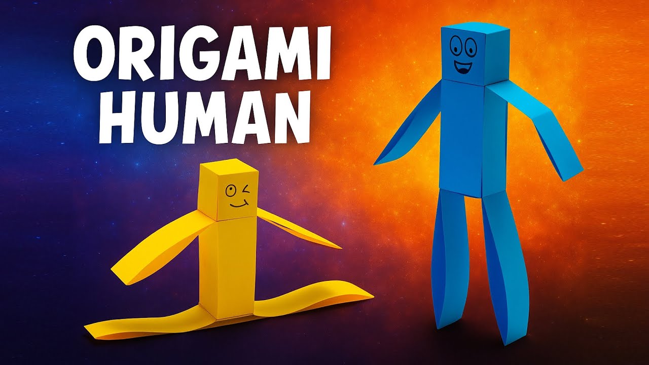 Easy Human Origami — Shockingly Simple But Looks Amazing!