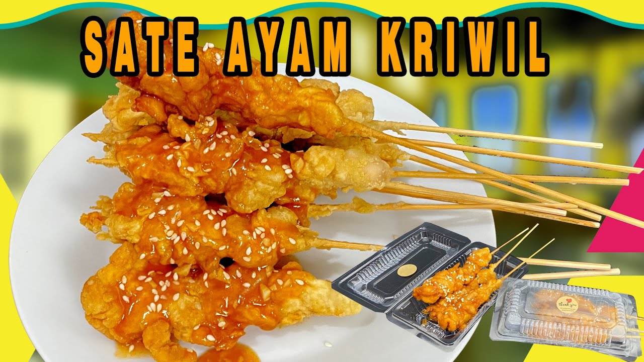 SATE GORENG KRIBO RENYAH || SATE AYAM KRIWIL
