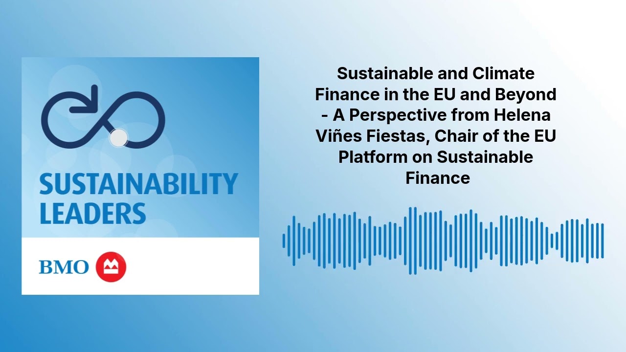 Sustainable and Climate Finance in the EU and Beyond - A Perspective from Helena Viñes Fiestas,...
