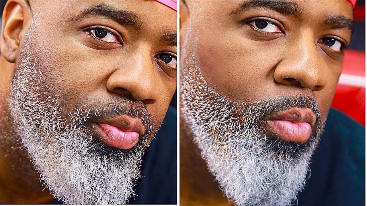 HOW TO LINE UP BEARD BLACK MAN | BEARD TRIMMING