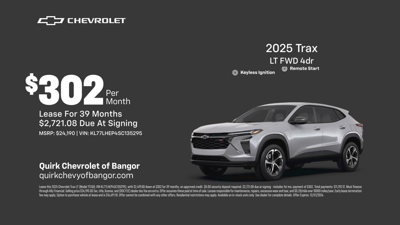 Chevrolet Trax 12/05/2024 4641922