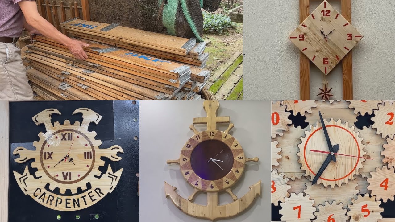 Minimalist Designs Bring Natural And Simple Beauty // Unique Wall Clock Design