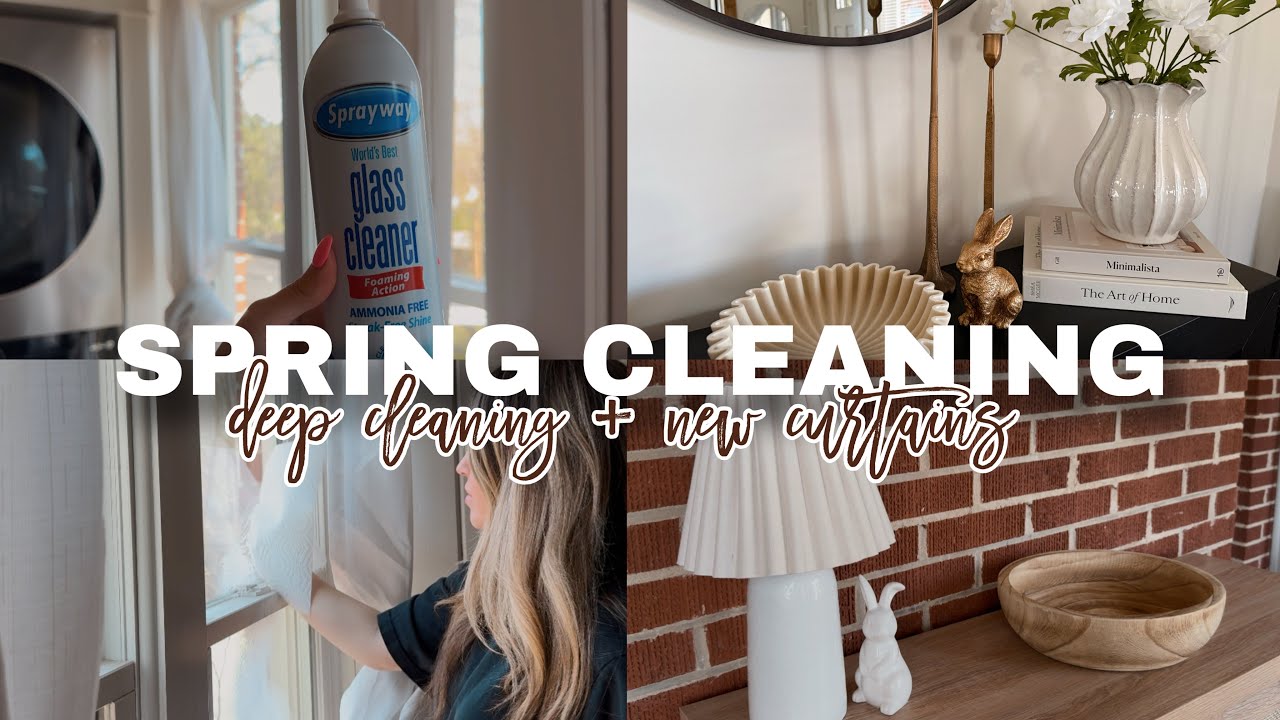 Spring Clean With Me 2026 | Deep Cleaning + New Joydeco Curtains for a Cozy Refresh 🌸