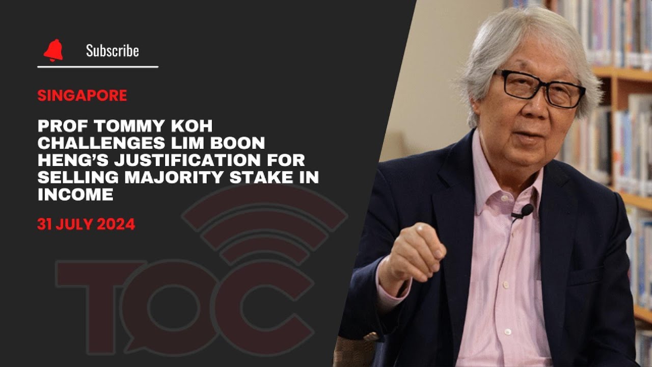 Prof Tommy Koh challenges Lim Boon Heng’s justification for selling majority stake in Income