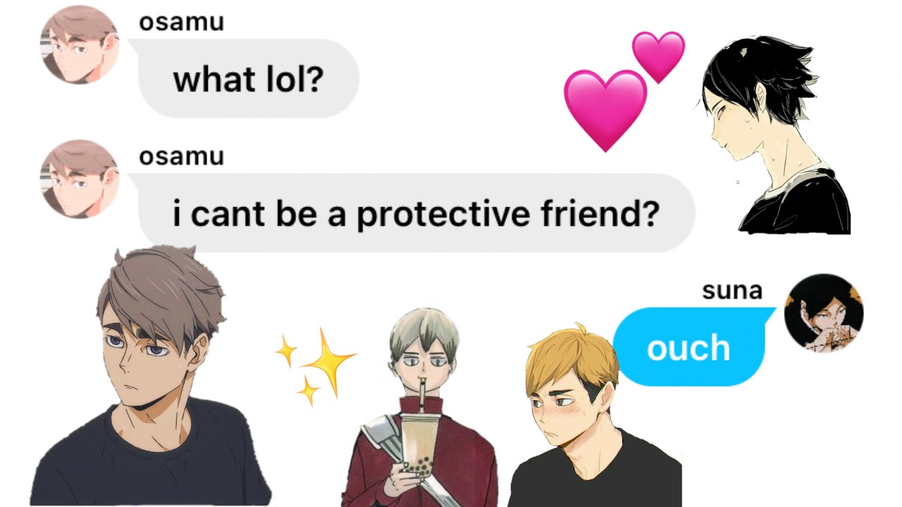 suna finally confesses | haikyuu texts inarizaki boys