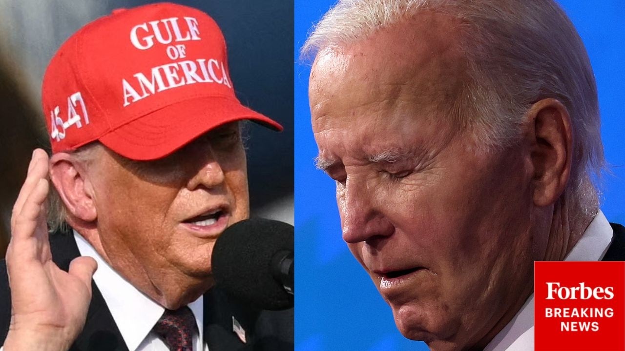 Trump Does Impression Of Biden: 'We Will Stop MAGA. We Will—Then He Falls Off The Stage'