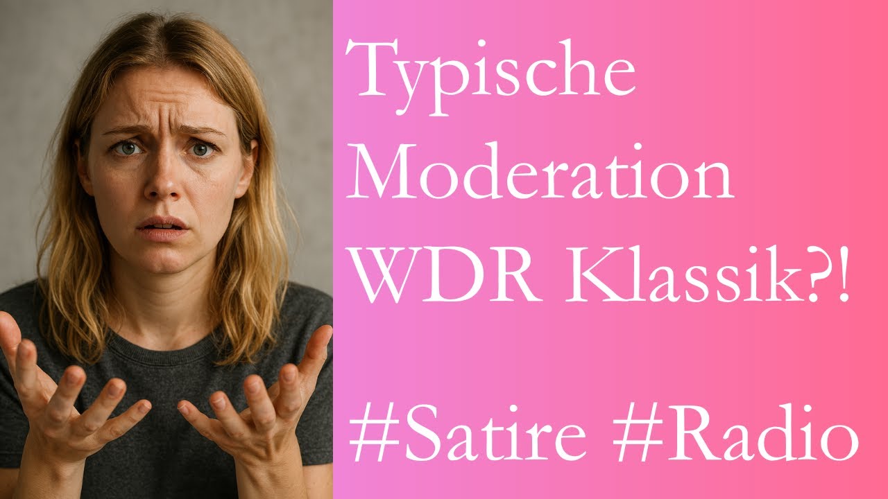 Typische Moderation bei WDRKlassik?! | #radio #klassik #moderation #musik #humor #satire #wdr