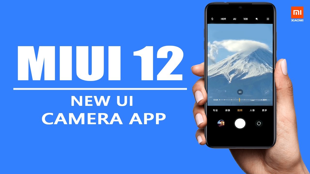 MIUI 12 New Camera App UI & MIUI 12 New Camera Animations
