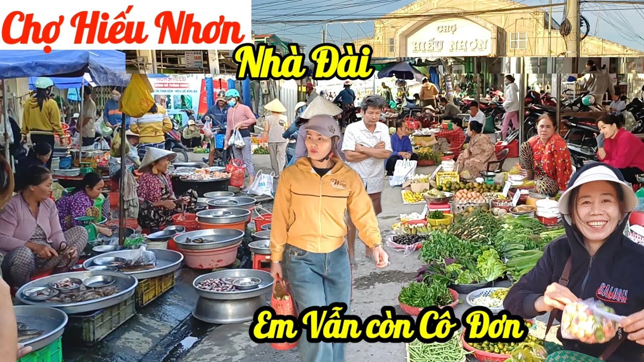 Gặp chị gái tìm bạn Chợ Hiếu Nhơn - Vũng Liêm Vĩnh Long, bà con ai cũng vui vẽ thân thiện 