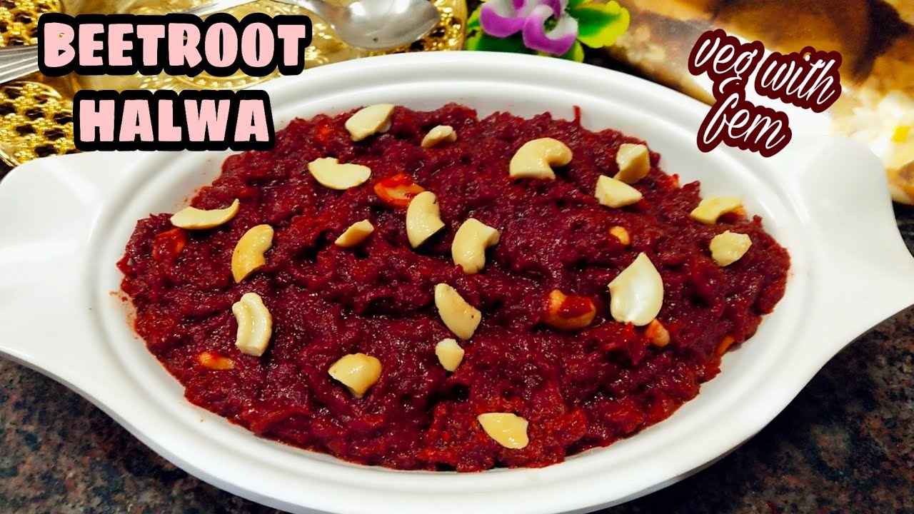Beetroot Halwa - Bohot Hi Healthy Aur Tasty Chukandar/Shalgam Kal Halwa Try Karein | Veg With Fem