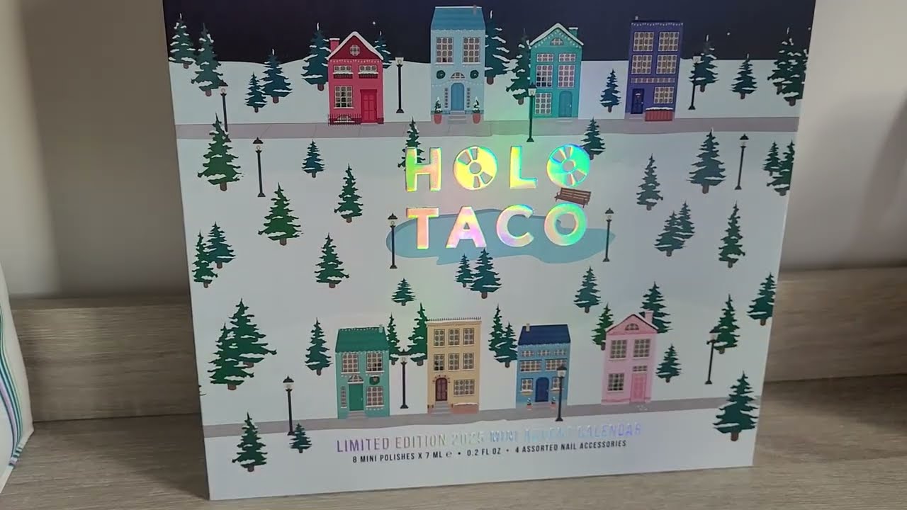 Распаковка адвент-календаря Holo Taco