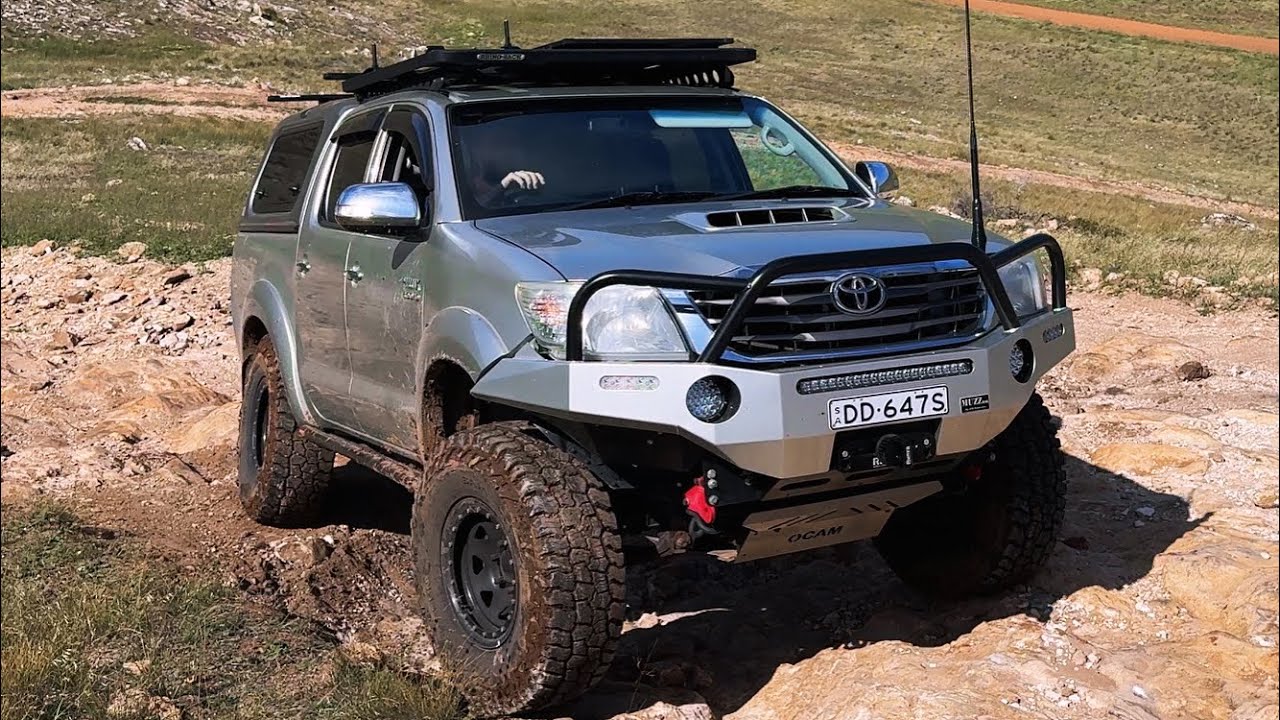 Toyota N70 Hilux Does Some Off-roading