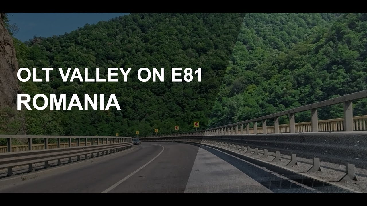 Olt Valley on E81 Scenic Road, Romania | From Calimanesti to Talmaciu, 4K