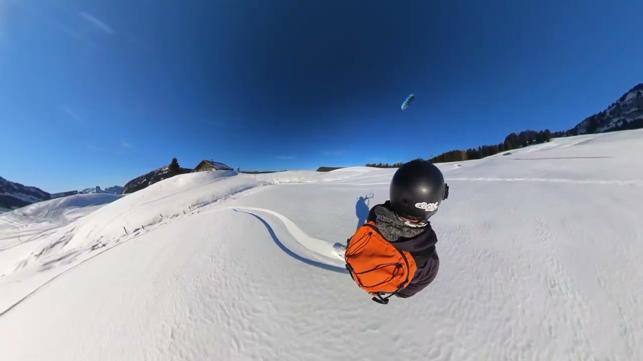 WE ARE KITE / WE ARE SNOWKITE INSIDE Snowkiting Four #insta360 #flysurfer #snowkiting