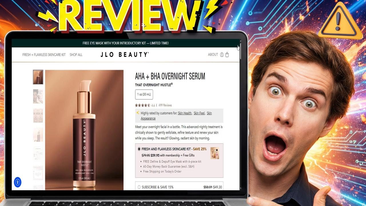 Обзор косметического средства JLO Beauty That Overnight Hustle 2026 | Текстура, аромат и мой опыт...