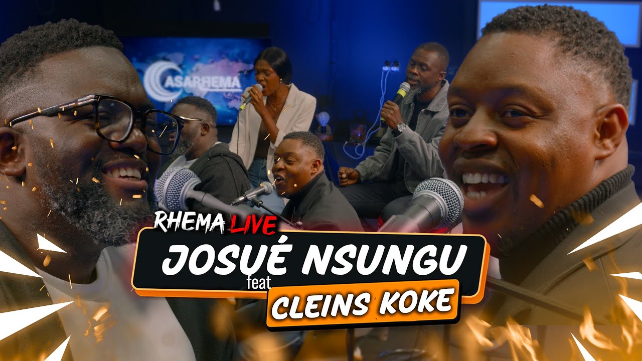 Josué Nsungu feat Cleins Koke en live session recording | Rhema Live