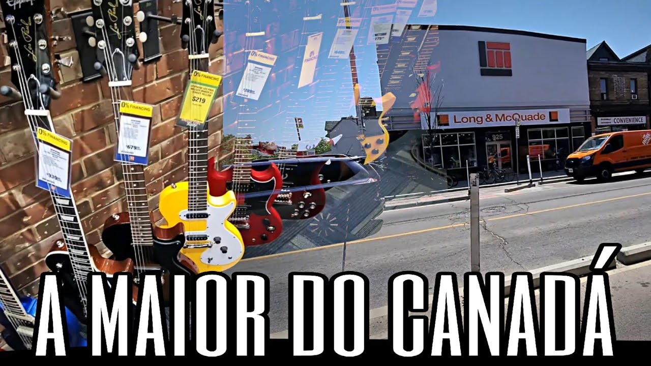 A MAIOR REDE DE LOJAS DE INSTRUMENTOS DO CANADÁ