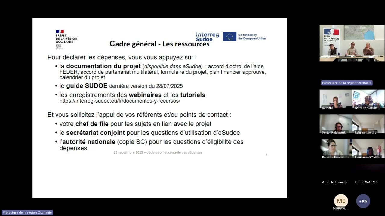 🇫🇷- [Gestion]  Webinaire national sur la déclaration et contrôle des dépenses (23/09/2025)