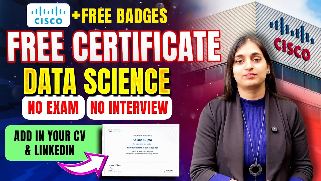 Get Certified in Data Science for FREE | No Fees, No Interview Required!  Limited Time Offer! 🔥