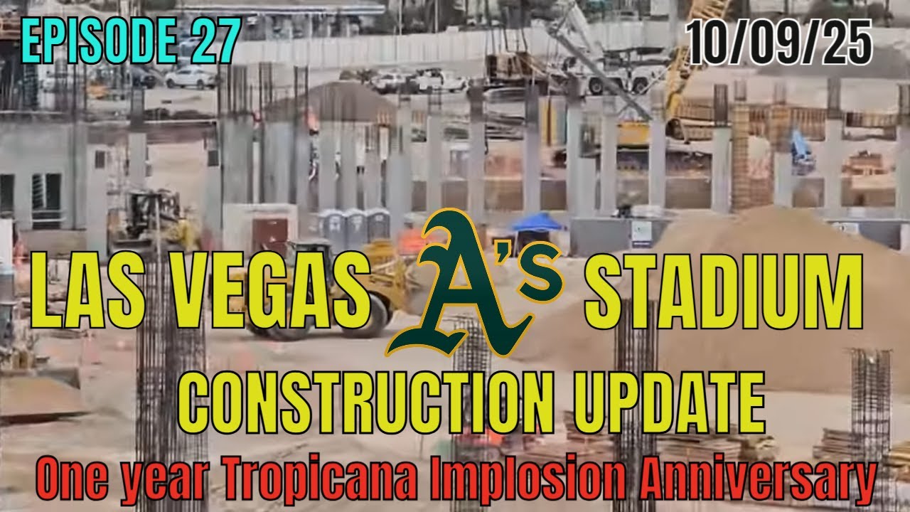 Новости о строительстве стадиона Las Vegas Athletics от 10 сентября 2025 г.
