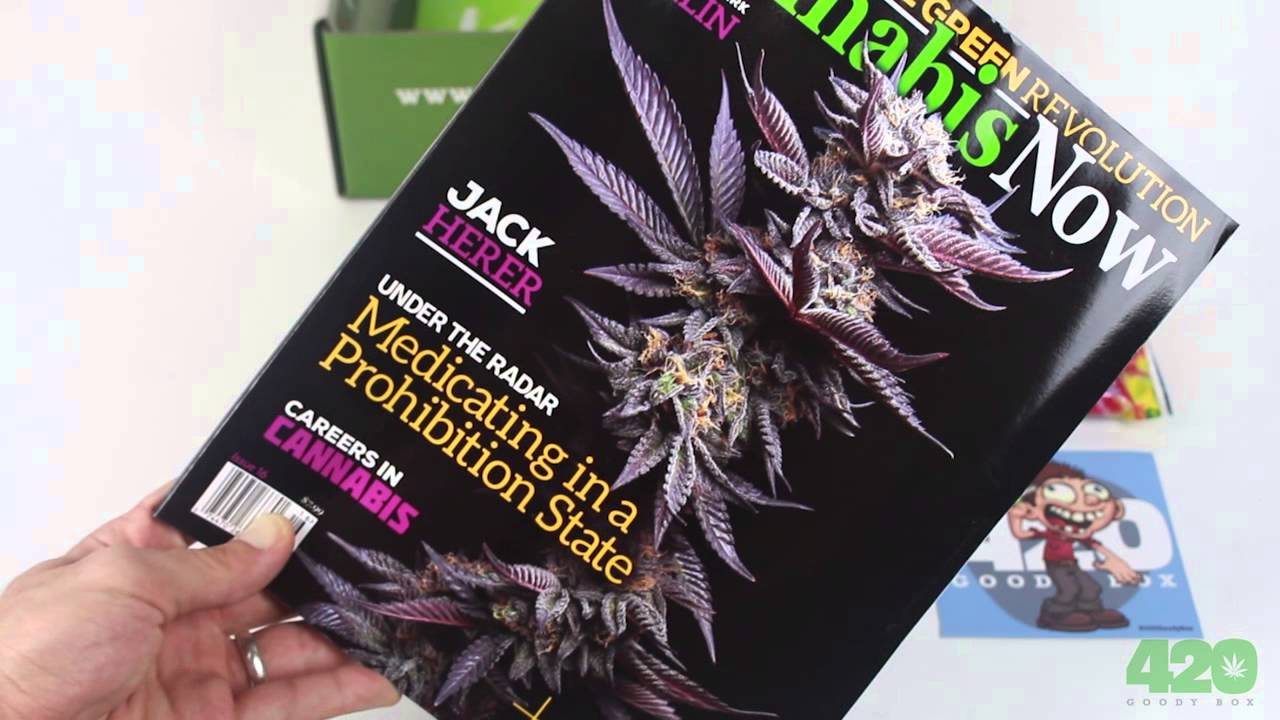 OFFICIAL 420GoodyBox August 2015 Unboxing