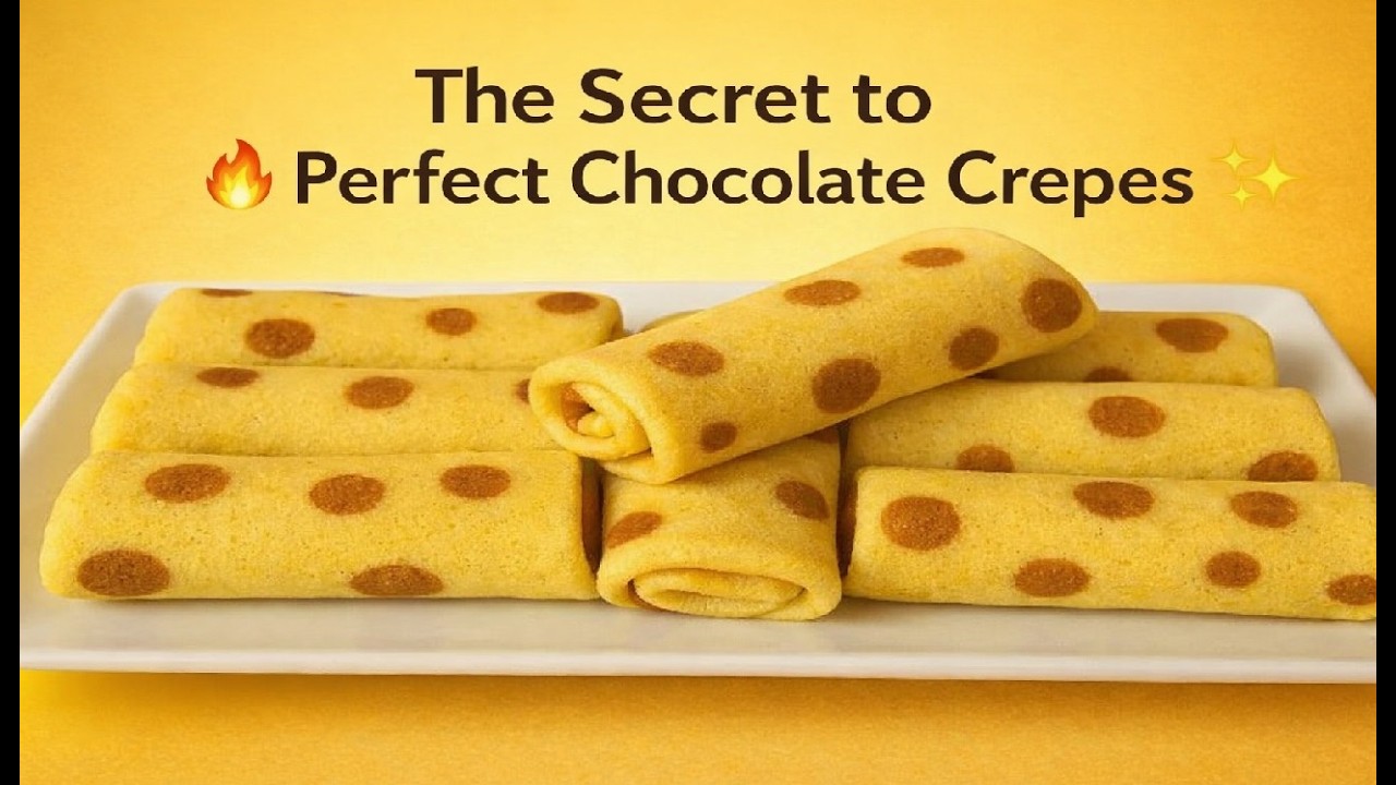 Perfect Chocolate Crepes at Home | Easy & Foolproof Recipe