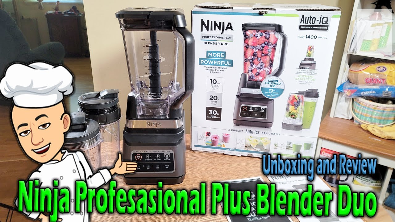 Распаковка и обзор блендера Ninja Professional Plus Duo Auto IQ BN750