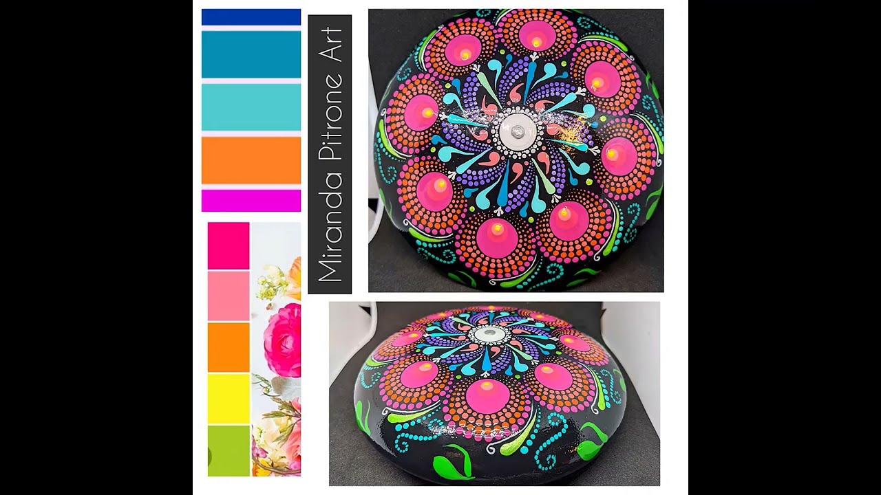 Mesmerizing Spring Mandala: Stone Art Meditation