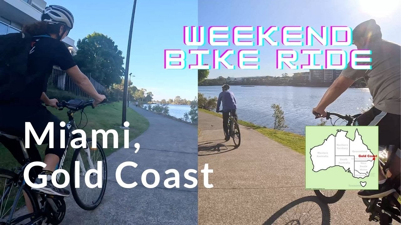 Social Bike Ride with Gold Coast's 'Cycling Ambassador' | Miami | Gold Coast | Australia (4K)
