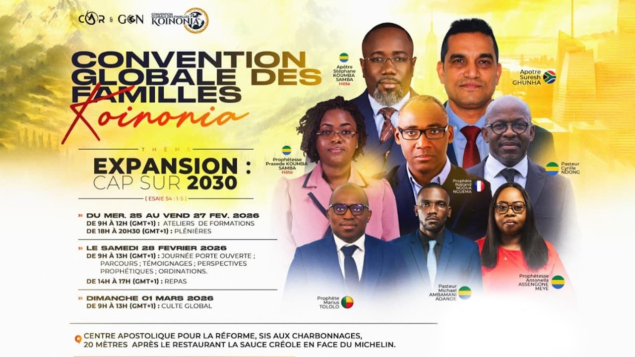 CONVENTION DES FAMILLES GLOBALES - KONONIA 2026 - PLENIERES JOUR 1