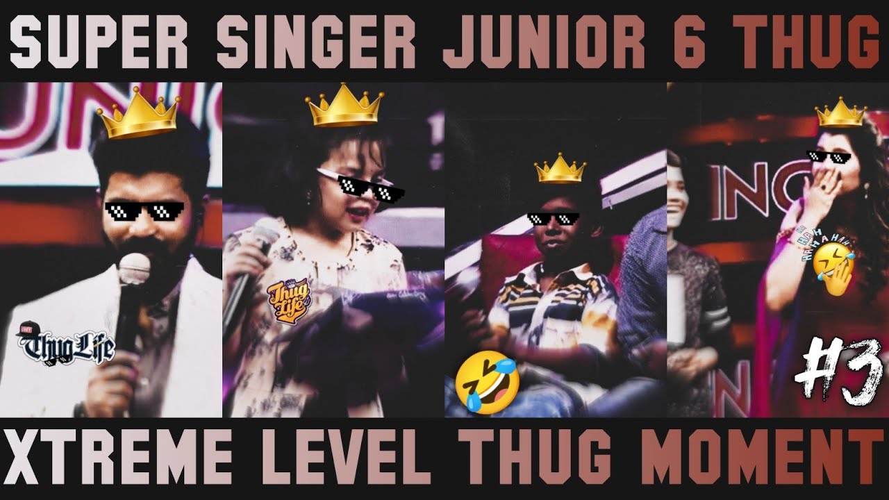 Tejassri, Poovaiyr, Makapa & Priyanka Thug Life Part 3 | Super Singer Junior 6 | Hey Vibez