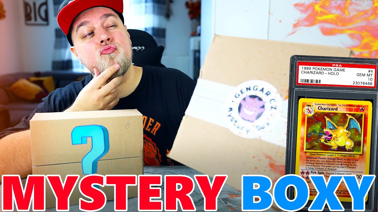 OTEVÍRÁM MYSTERY BOXY A PADAJ MI 25 LET STARÝ POKÉMONI A OHODNOCENÝ PSA KARTY!