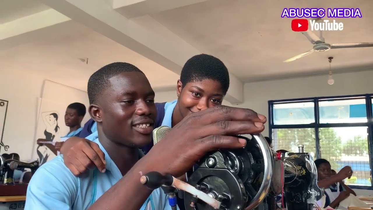 ABUSEC MEDIA ENGAGES 2024 CLOTHING & TEXTILES CLASS DURING A PRACTICAL SESSION