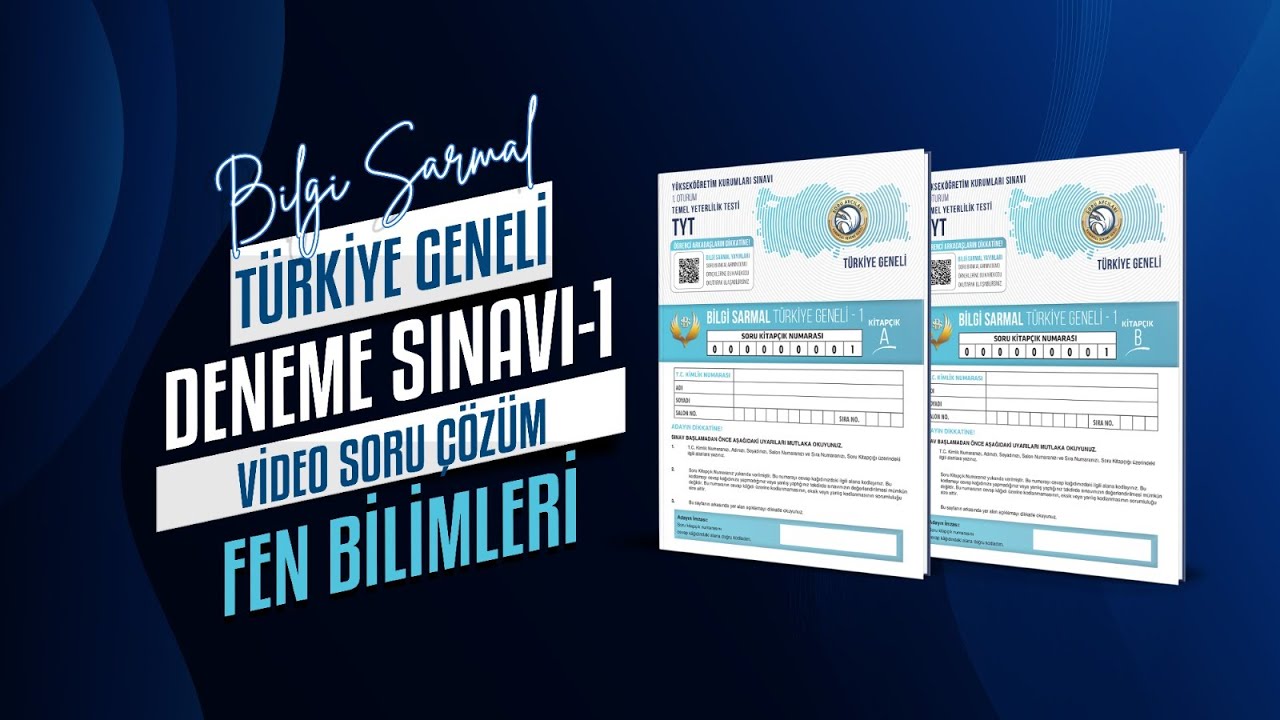 Bilgi Sarmal | Türkiye Geneli 1. Deneme Sınavı TYT Fen Bilimleri Soru Çözümleri