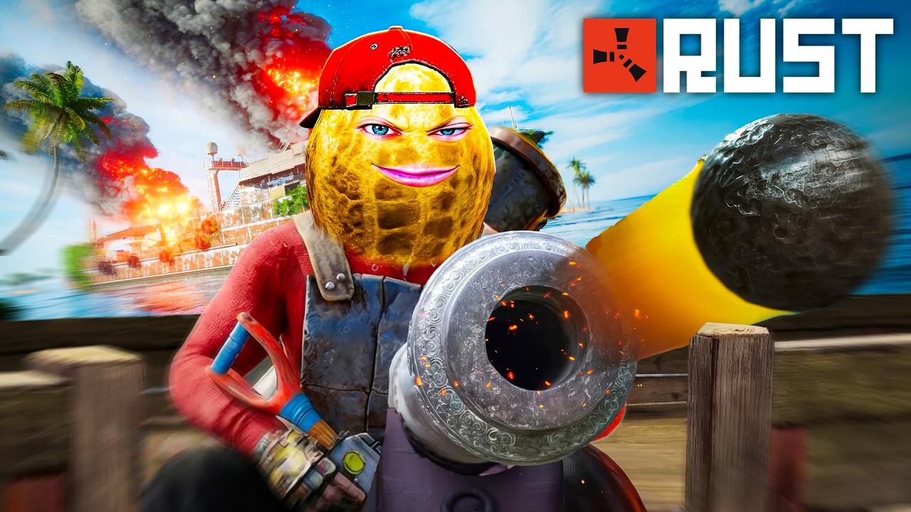 TheBurntPeanut разгромил врагов вместе с iiTzTimmy и другими | RUST