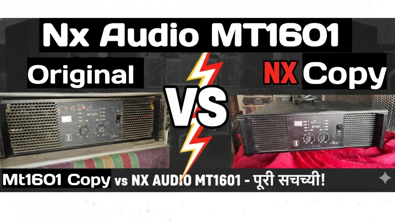 Nx Audio MT 1601 Original Vs Copy Full Comparison .