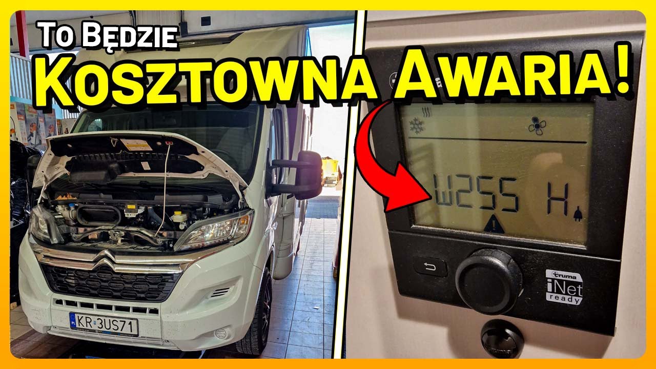 AWARIA W KAMPERZE - Nie Mamy Ogrzewania i Ciepłej Wody, Truma Combi Błędy W255H i W621H !