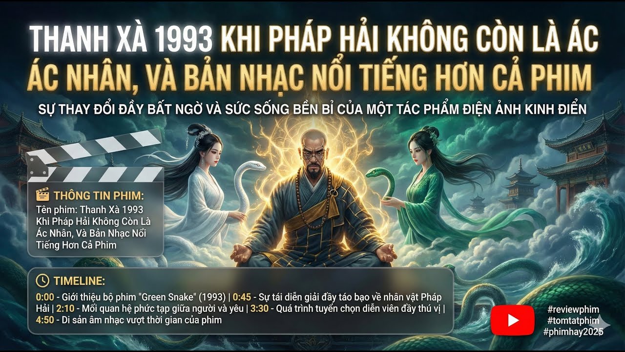 Thanh Xà 1993 Khi Pháp Hải Không Còn Là Ác Nhân, Và Bản Nhạc Nổi Tiếng Hơn Cả Phim