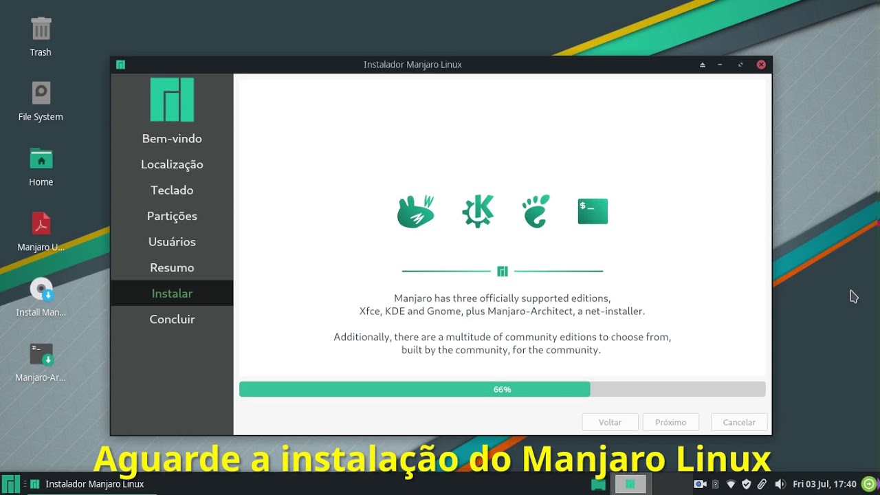 Manjaro Linux 20.0.3 para computadores modestos