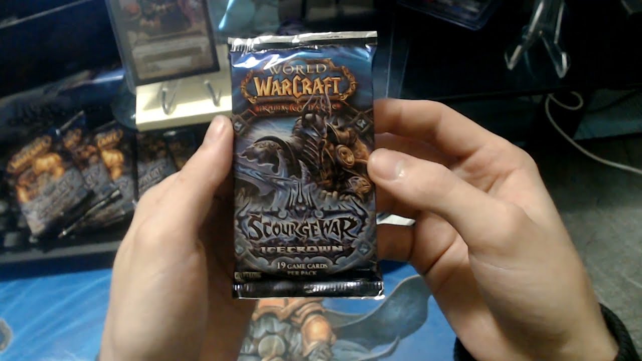 WoW tcg Scourgewar pack opening [NO COMMENTARY]